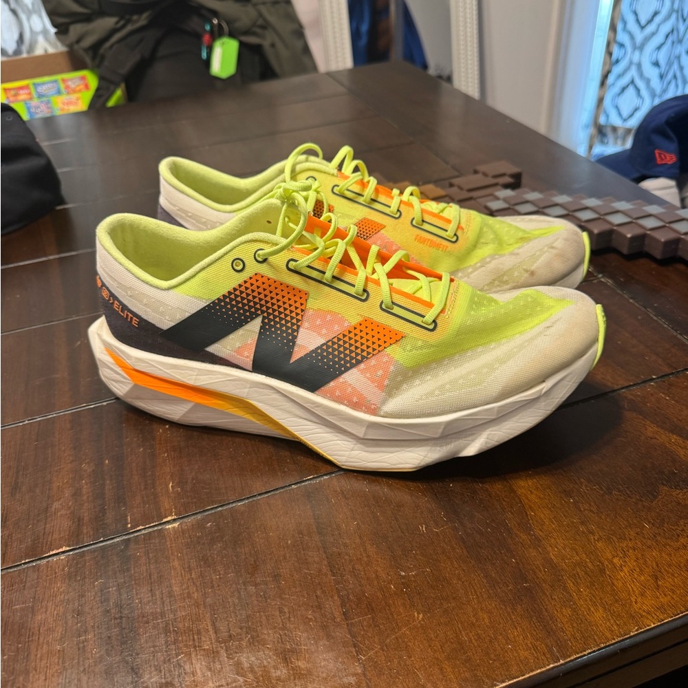 New Balance Lime and Orange Athletic Shoes
